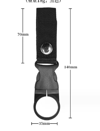 RuggedGear Nylon Belt Backpack Hanger Clip